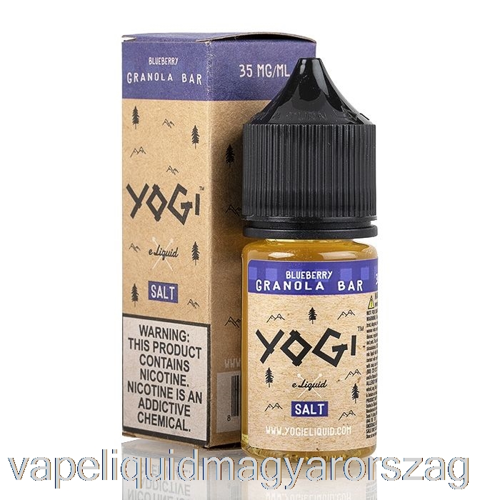 áfonyás Granolaszelet - Yogi Salts E-liquid - 30ml 35mg Vape Toll